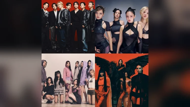 BTS, BLACKPINK, TWICE và aespa trong ảnh ghép về hạng mục pop châu Á của Grammy 2027