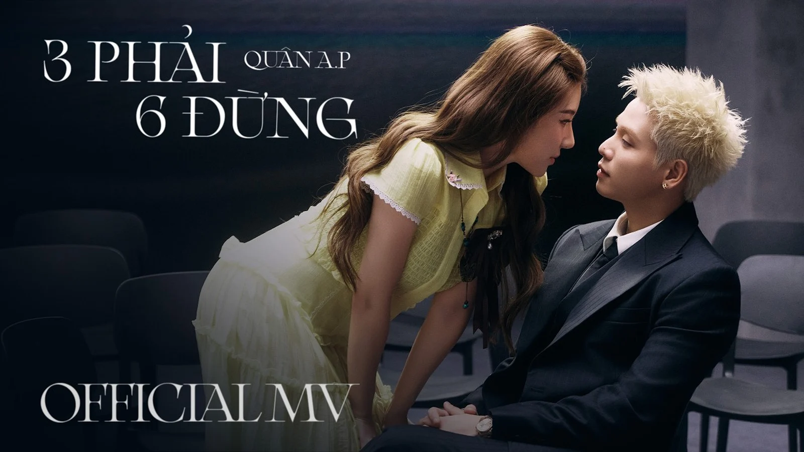 Quân A.P và bạn gái Lê Khanh trong MV 3 Phải 6 Đừng