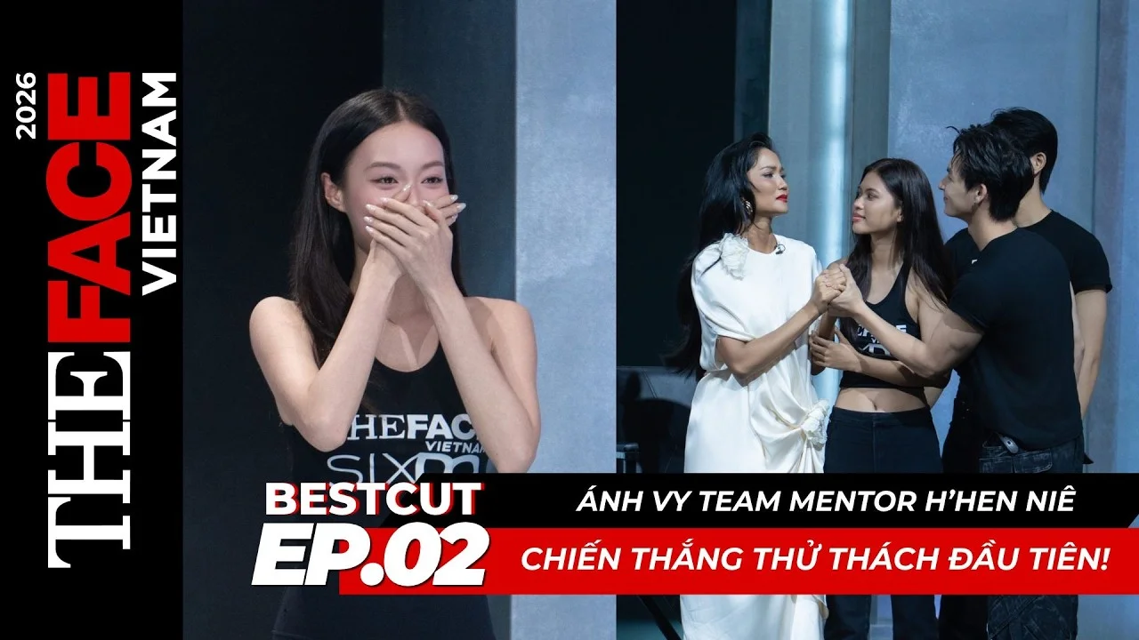 Ảnh bìa video tập 2 The Face Vietnam 2026, đội của mentor H'Hen Niê thắng thử thách đầu tiên